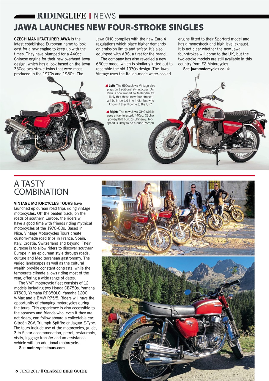 Classic Bike Guide Preview Pages