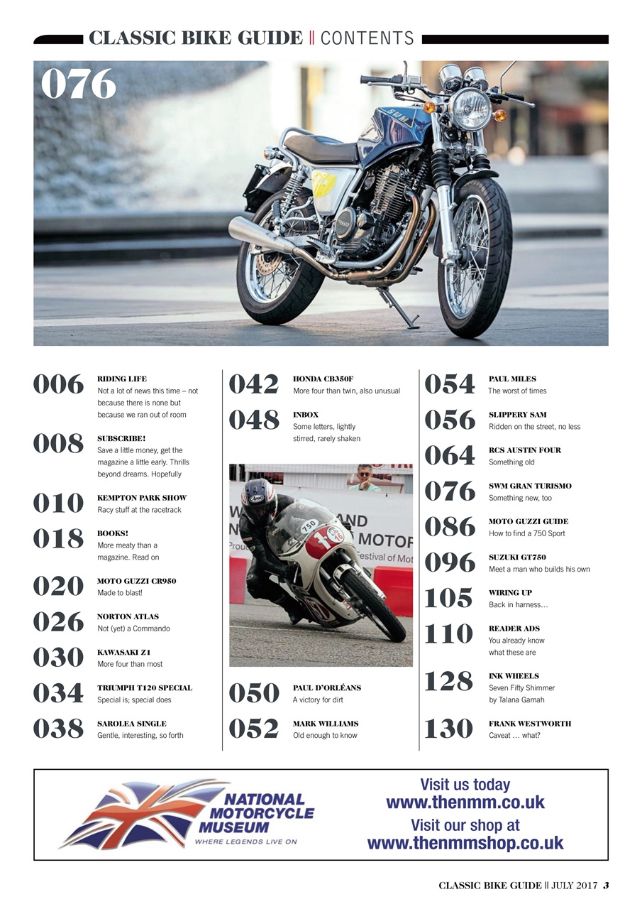 Classic Bike Guide Preview Pages