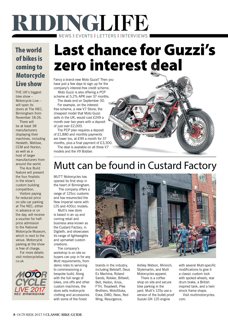 Classic Bike Guide Preview Pages