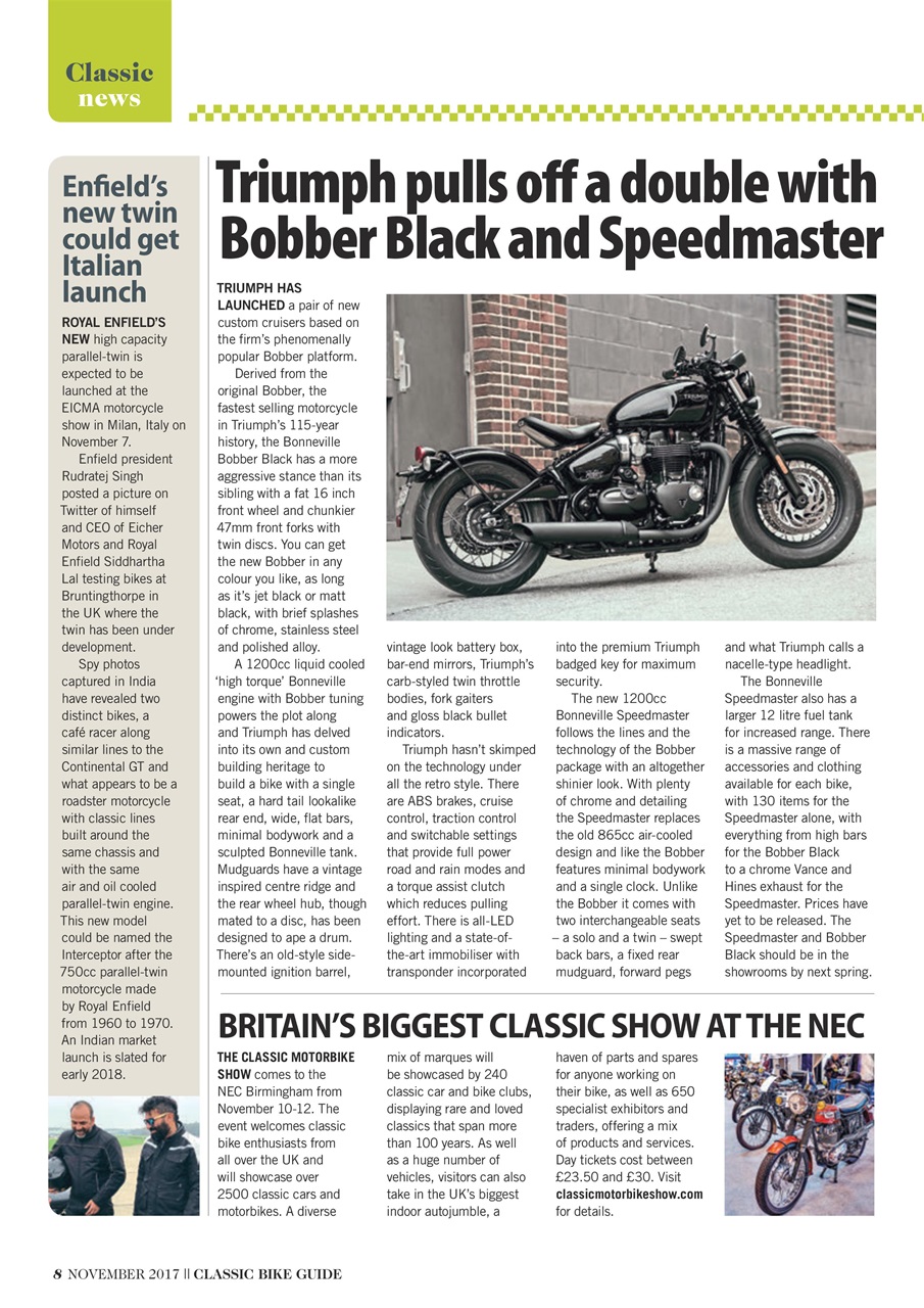 Classic Bike Guide Preview Pages