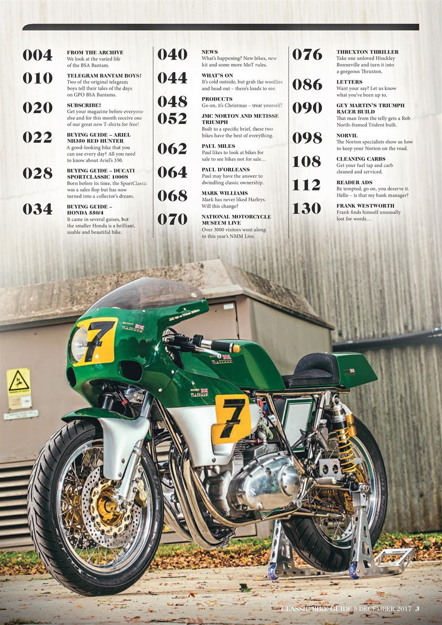 Classic Bike Guide Preview Pages