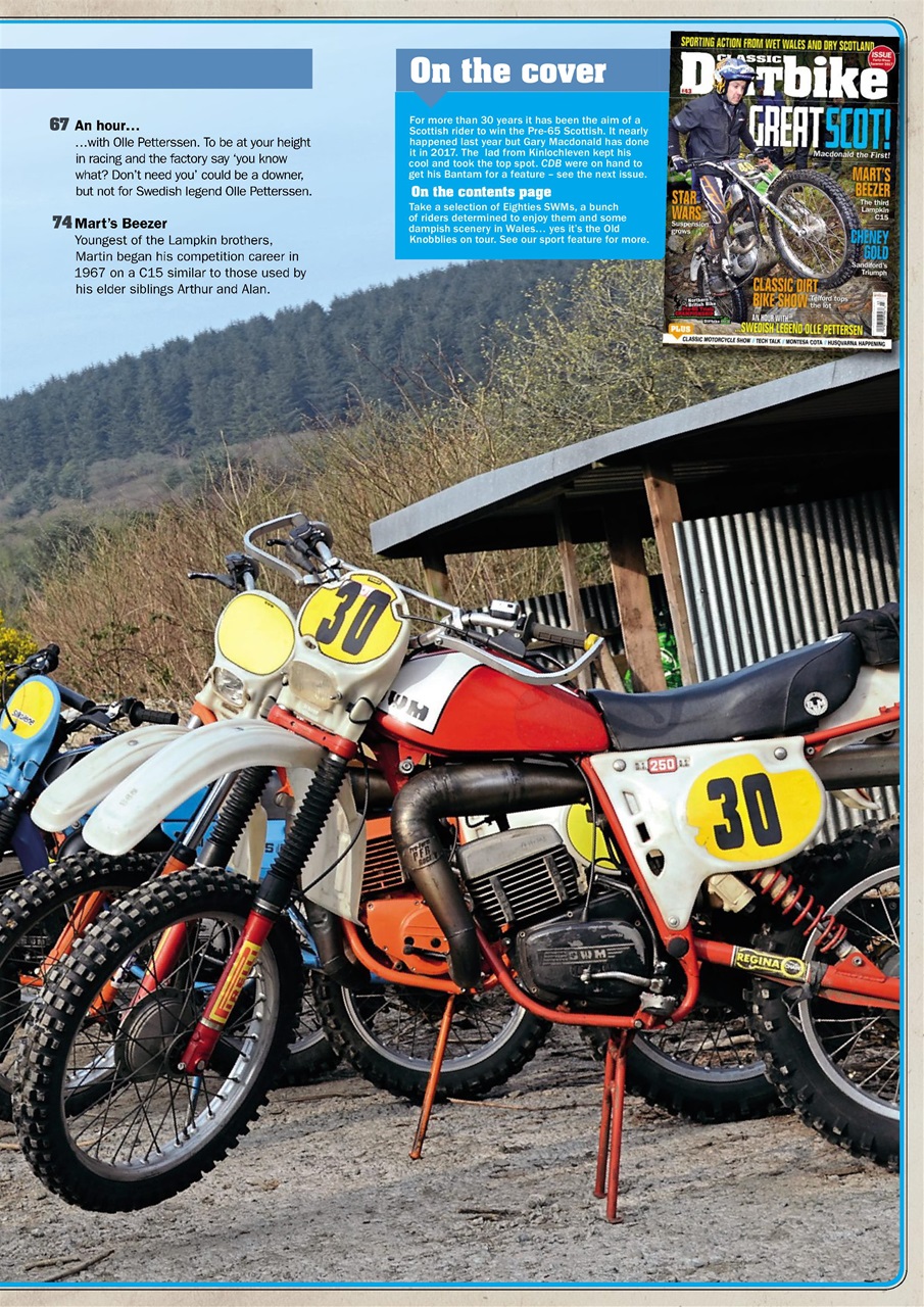 Classic Dirt Bike Preview Pages