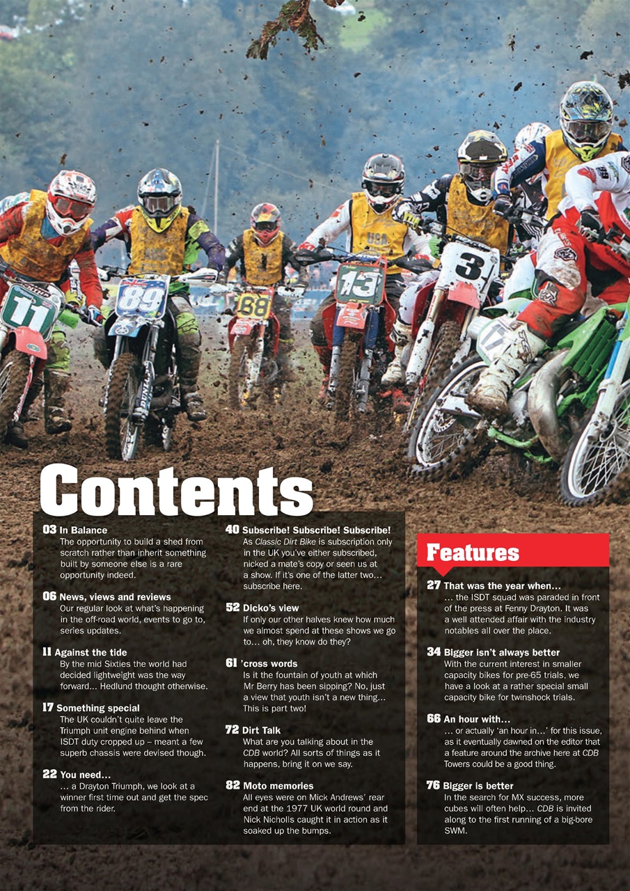Classic Dirt Bike Preview Pages