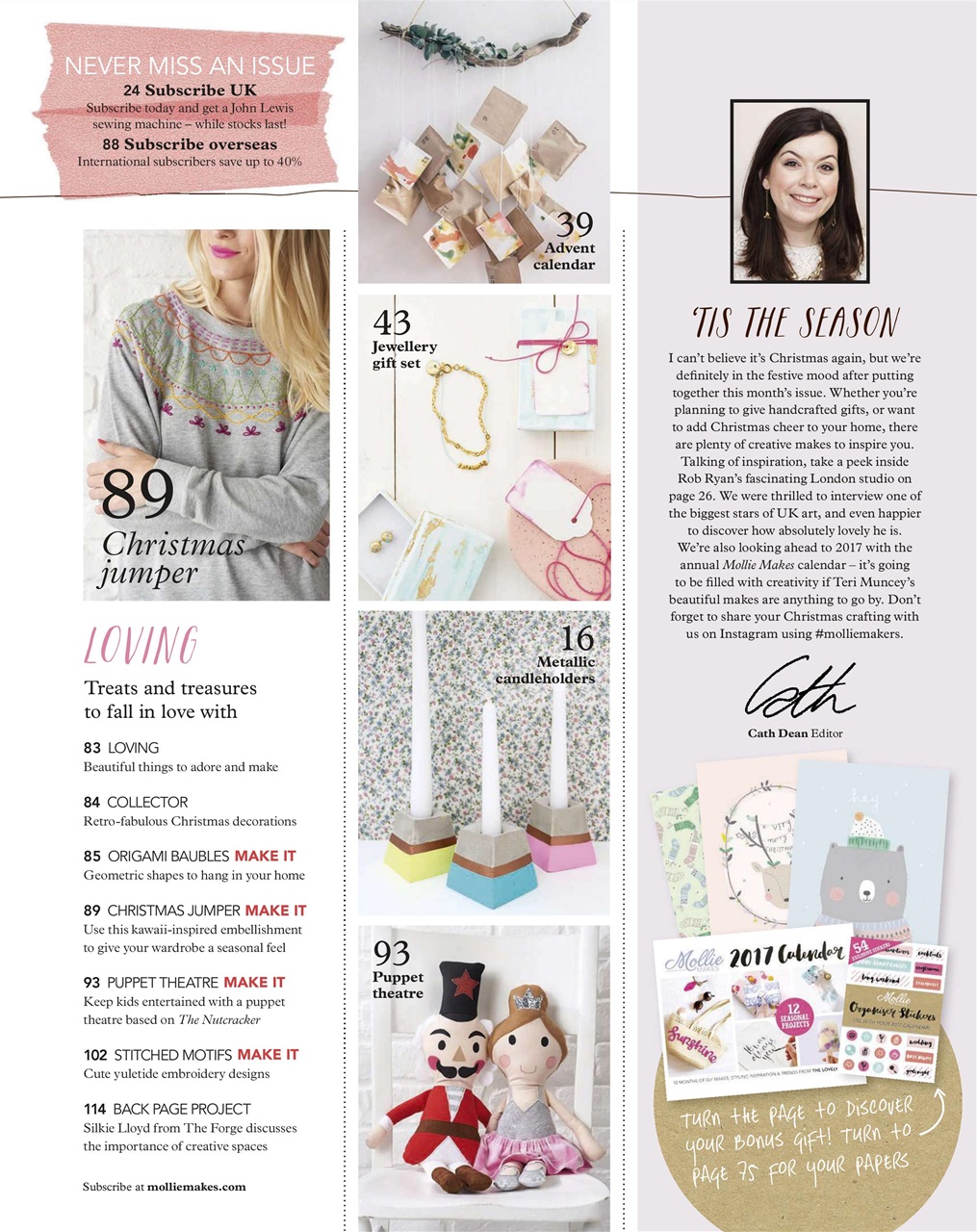 Mollie magazine Preview Pages