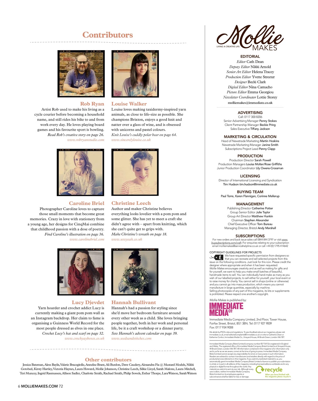 Mollie magazine Preview Pages