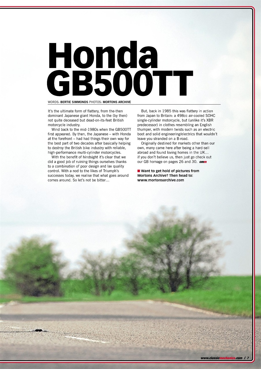 Classic Motorcycle Mechanics Preview Pages