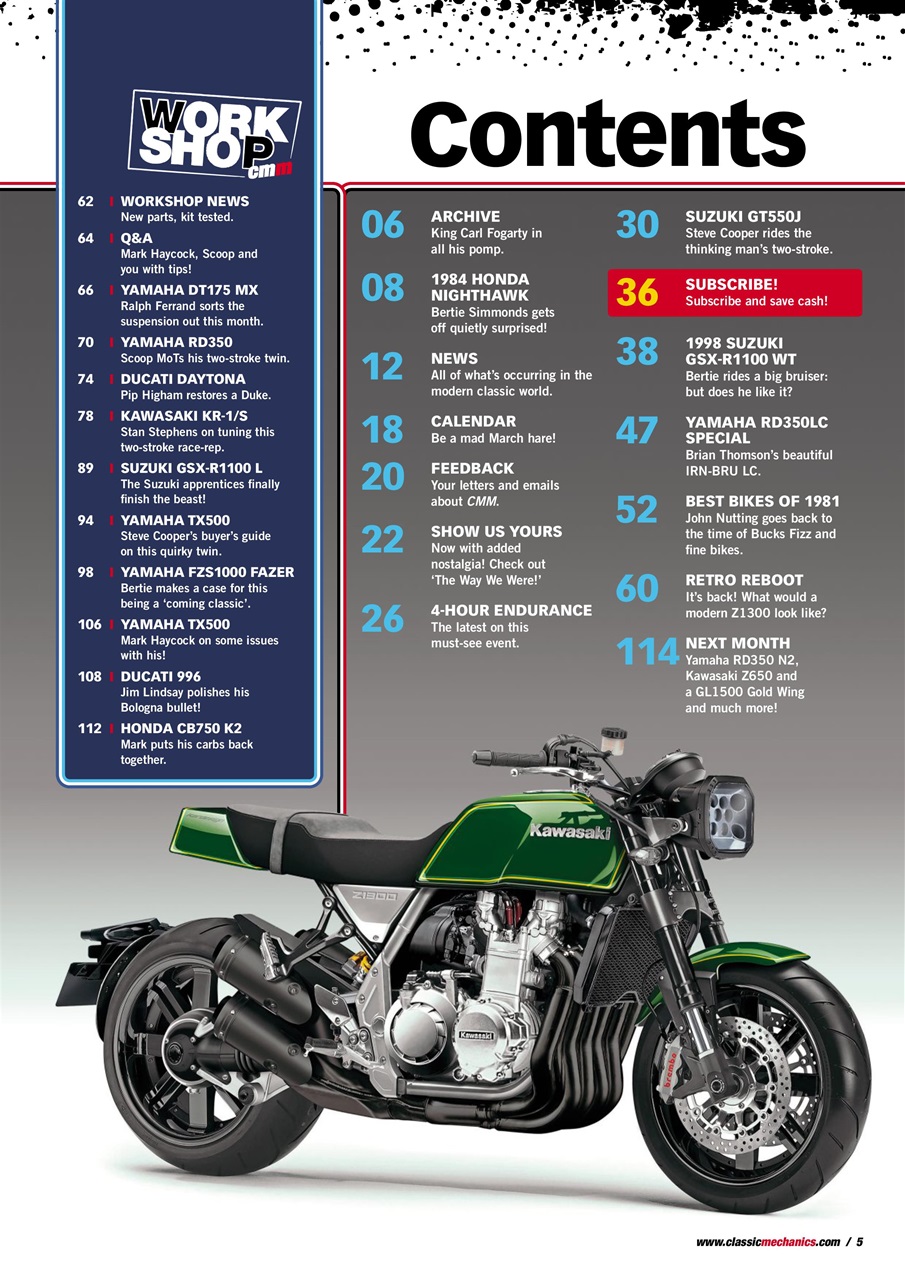 Classic Motorcycle Mechanics Preview Pages