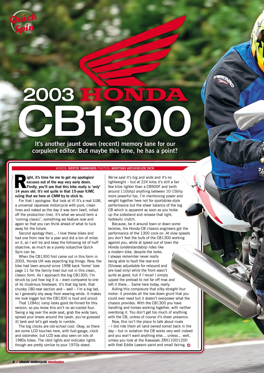 Classic Motorcycle Mechanics Preview Pages