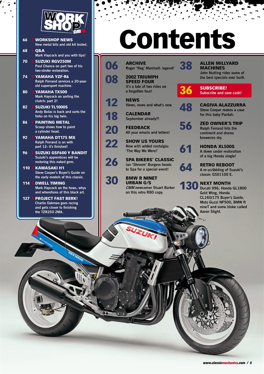 Classic Motorcycle Mechanics Preview Pages
