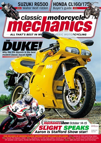 Classic Motorcycle Mechanics issue October 2017