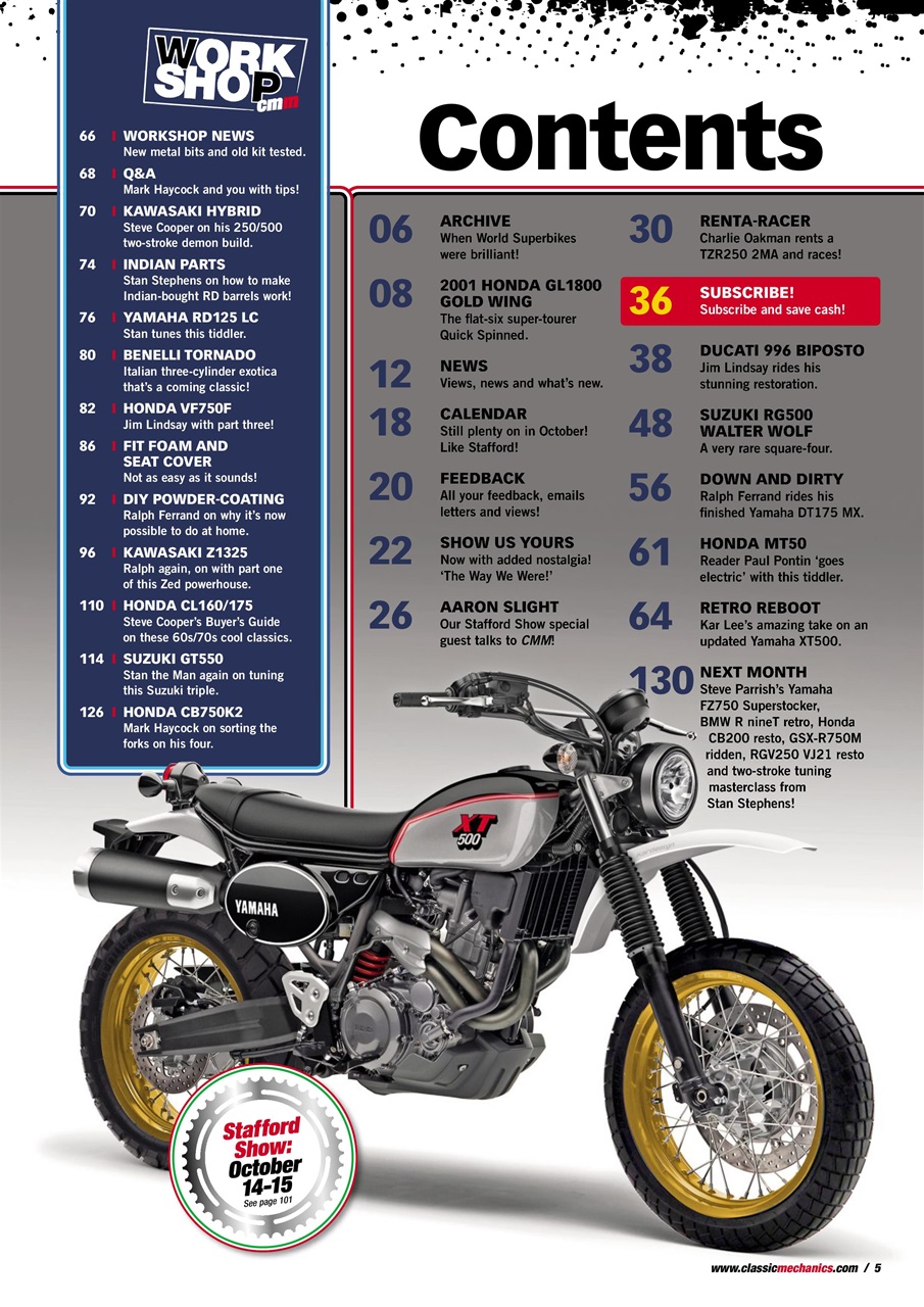 Classic Motorcycle Mechanics Preview Pages