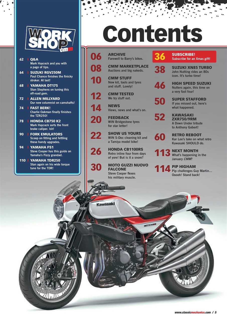 Classic Motorcycle Mechanics Preview Pages