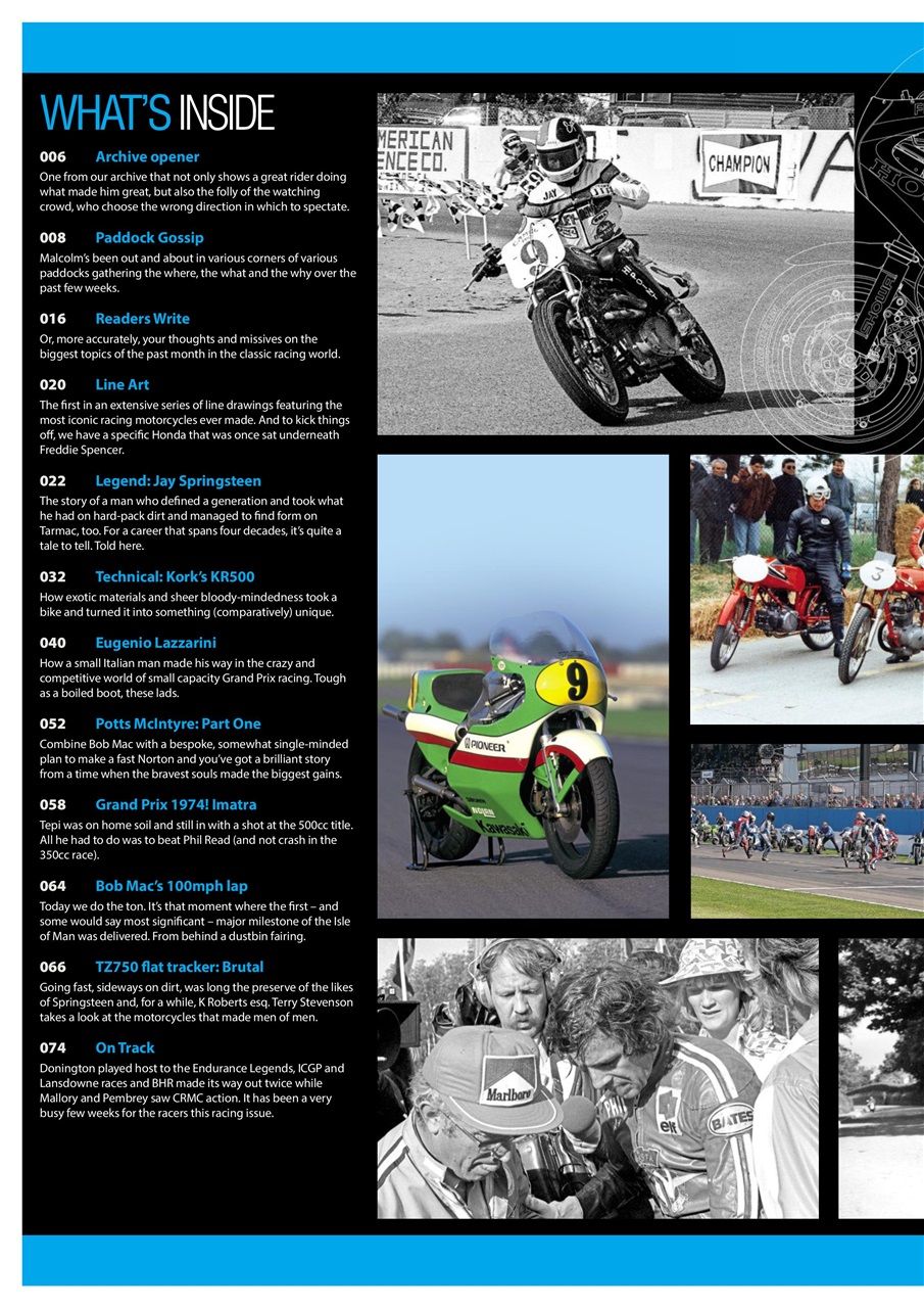 Classic Racer Preview Pages