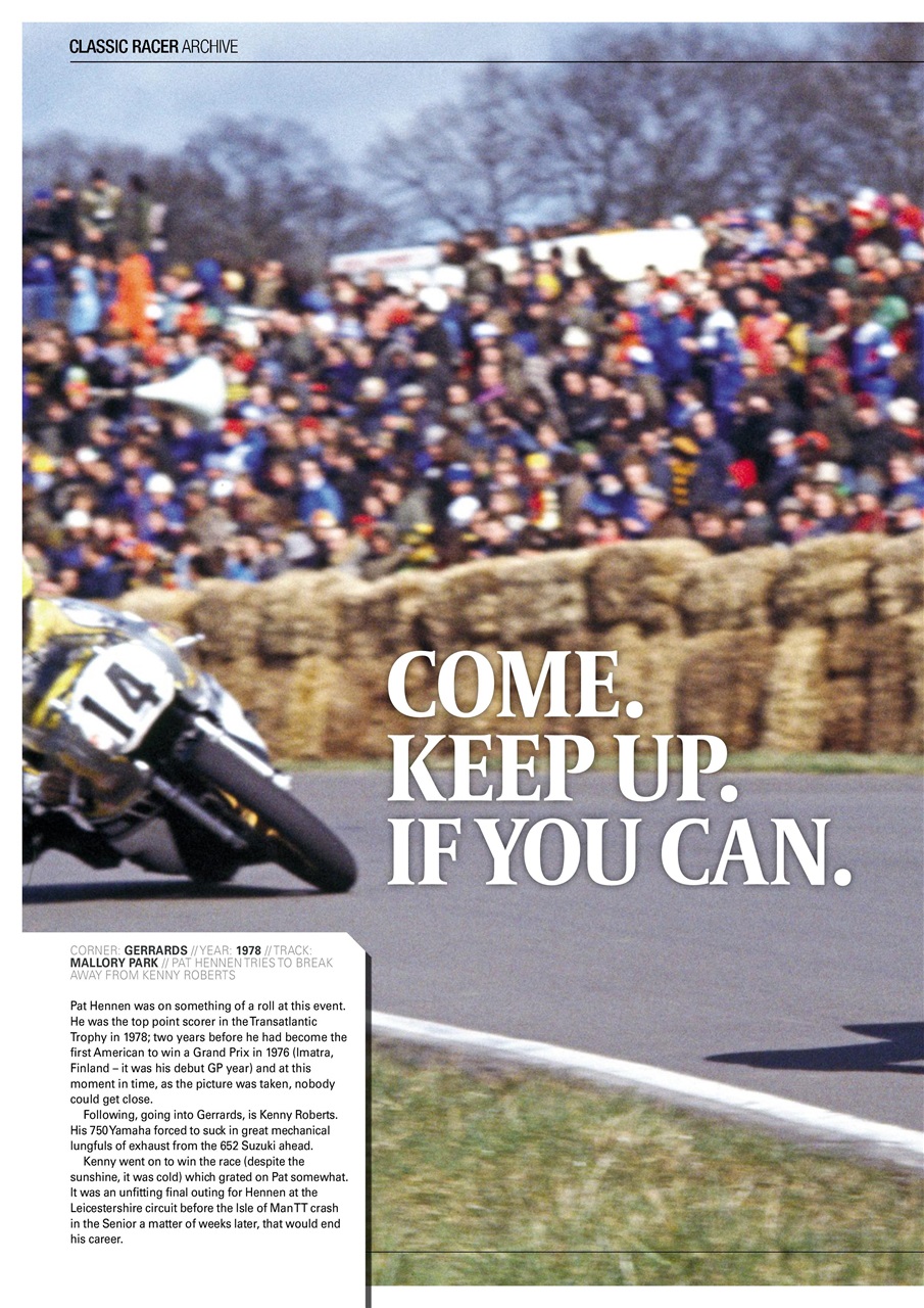 Classic Racer Preview Pages