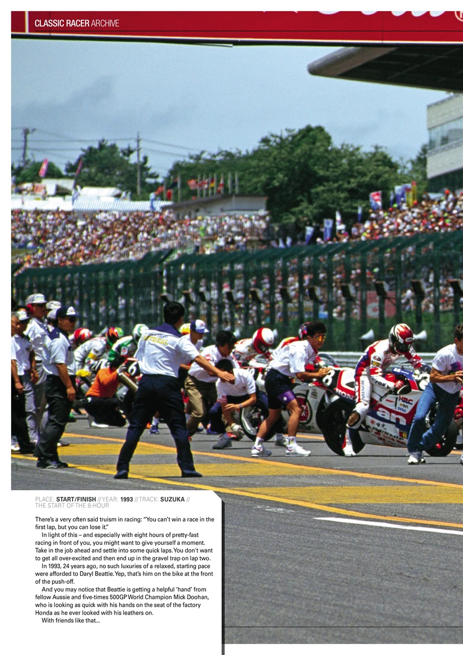 Classic Racer Preview Pages
