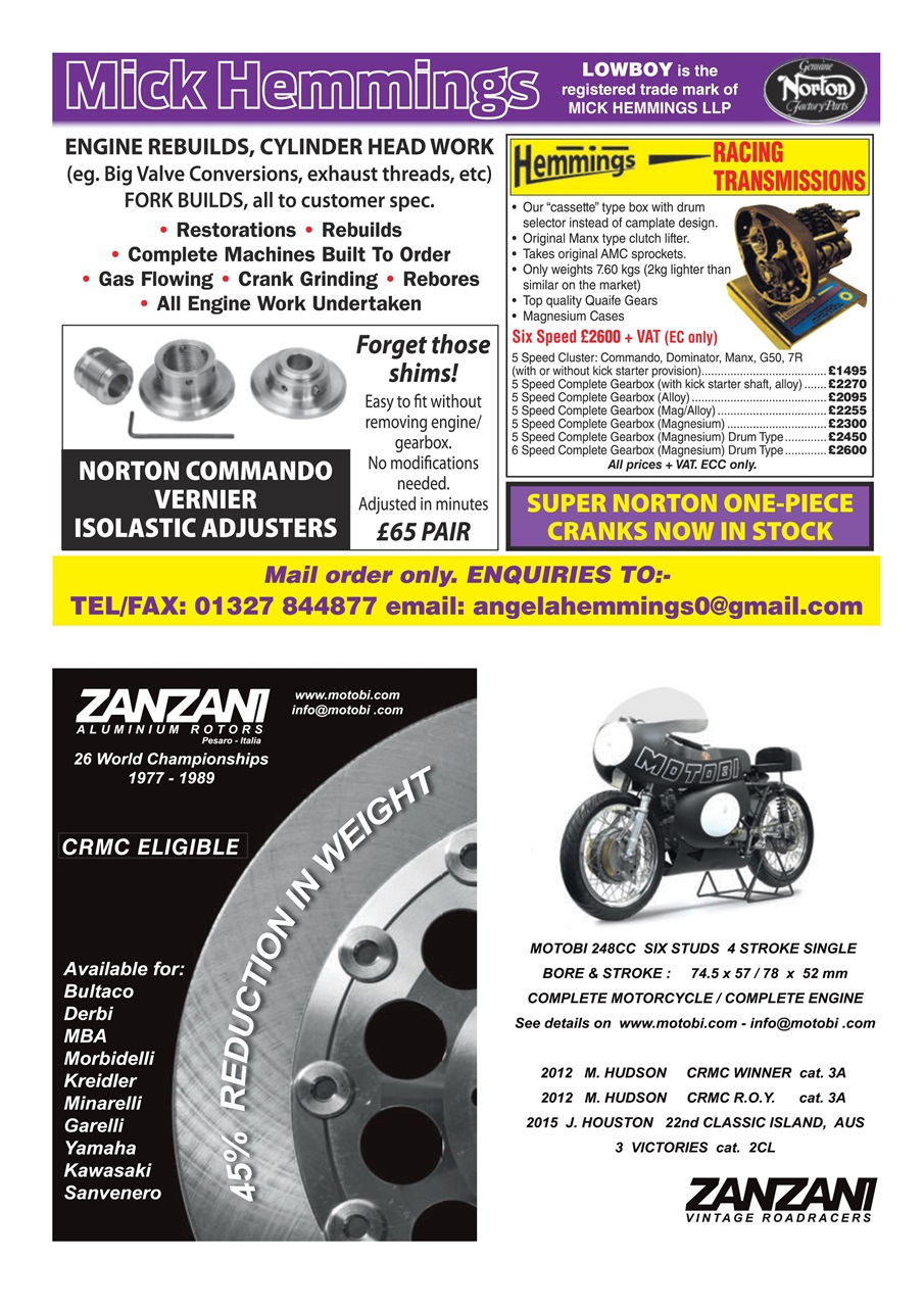 Classic Racer Preview Pages