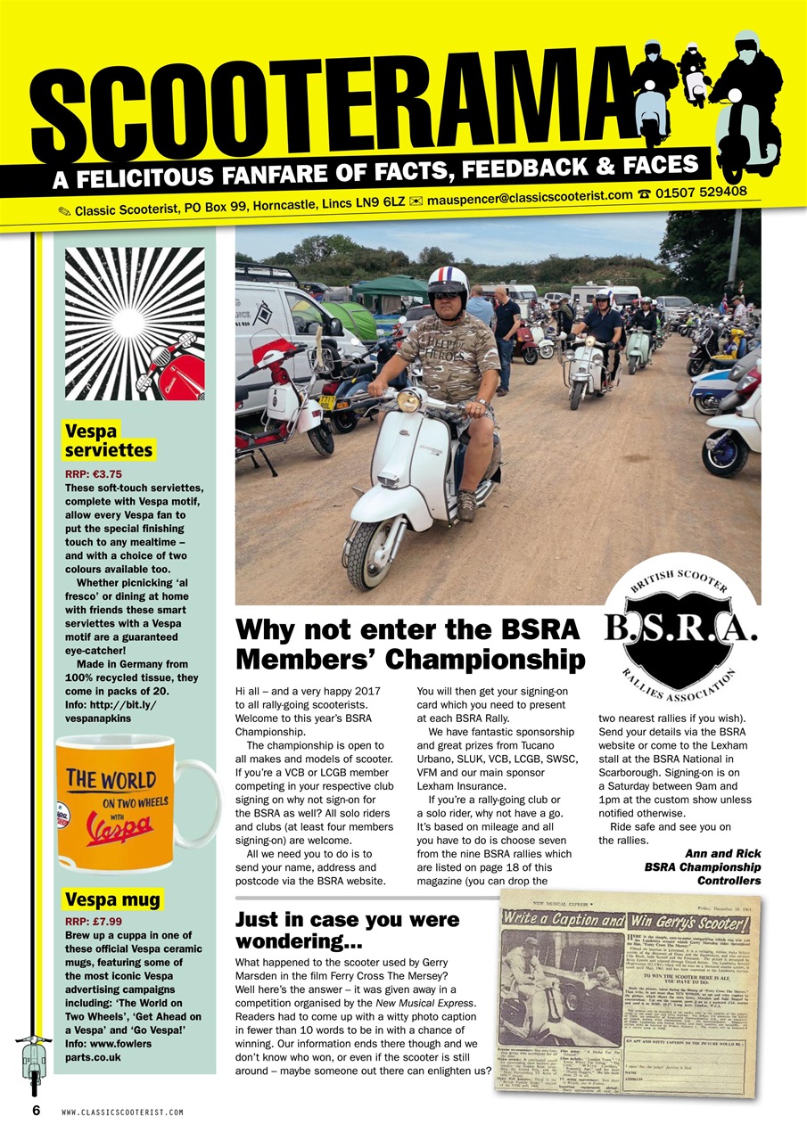 Classic Scooterist Preview Pages