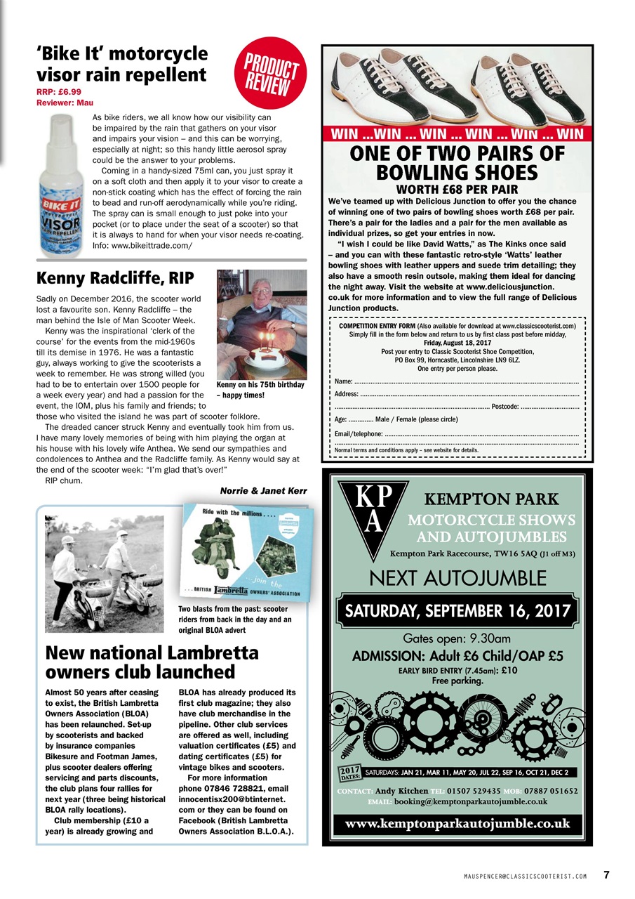 Classic Scooterist Preview Pages