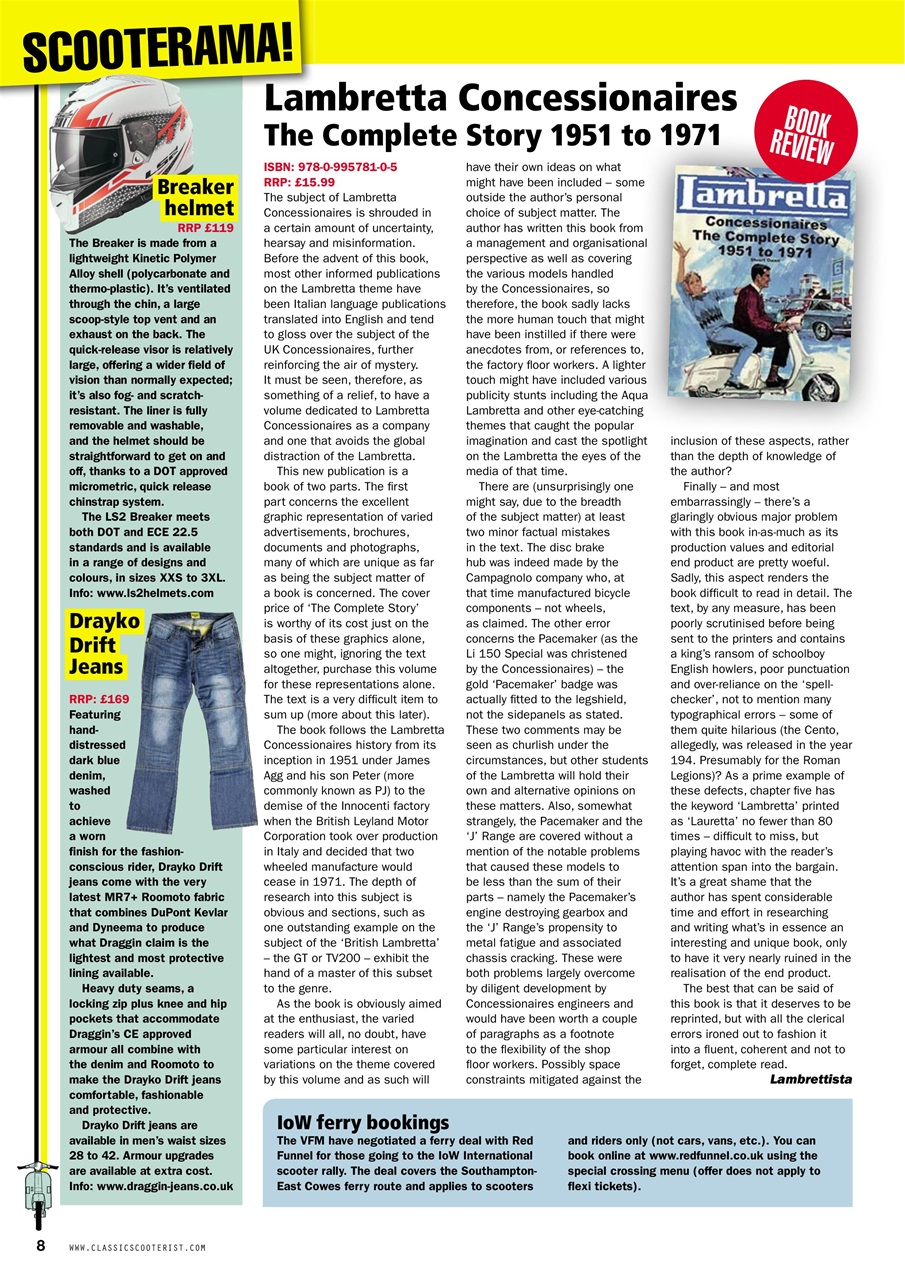 Classic Scooterist Preview Pages
