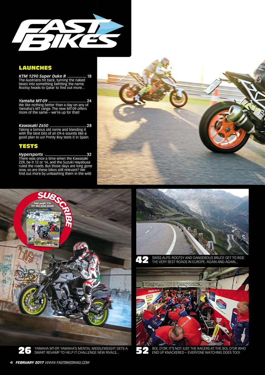 Fast Bikes Preview Pages
