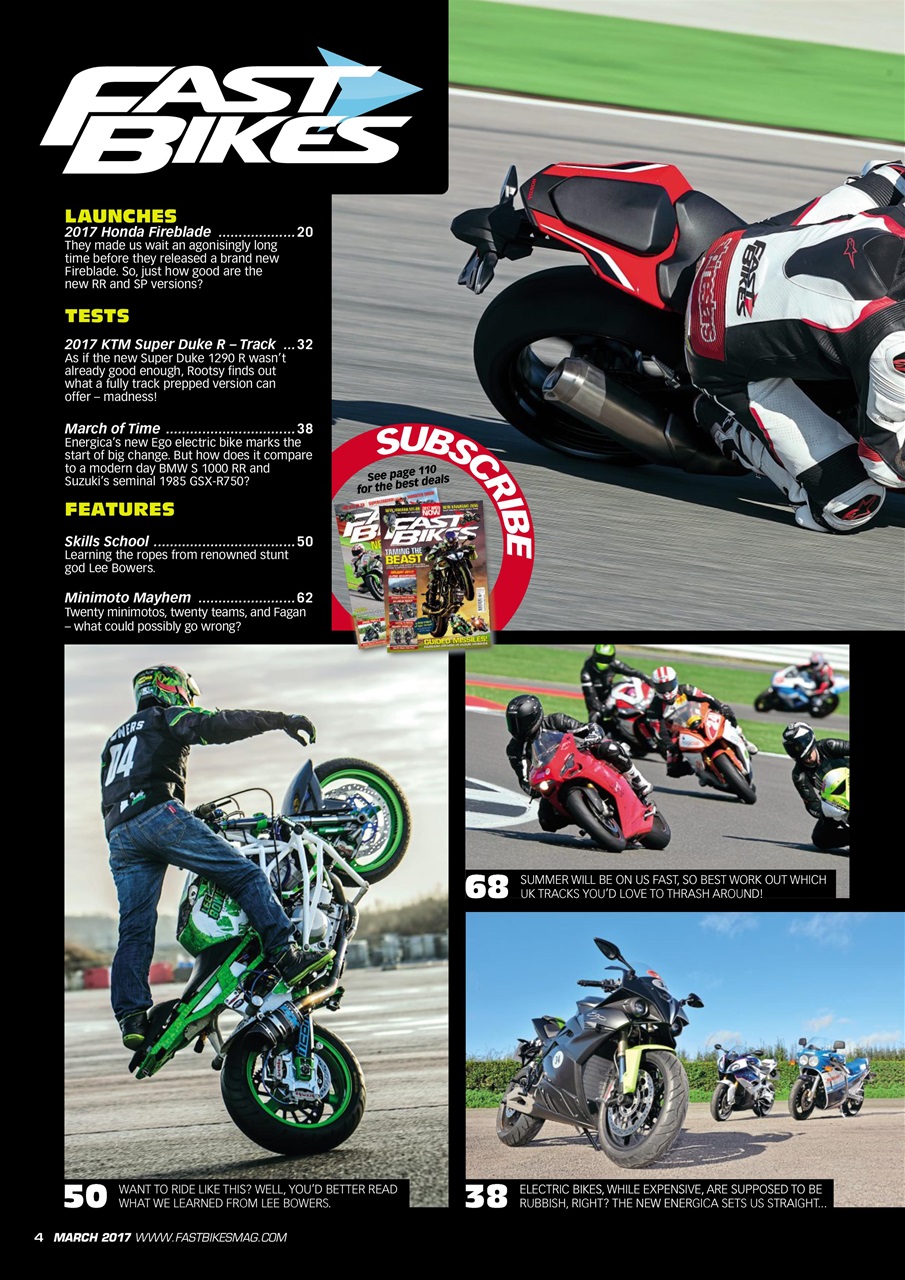 Fast Bikes Preview Pages