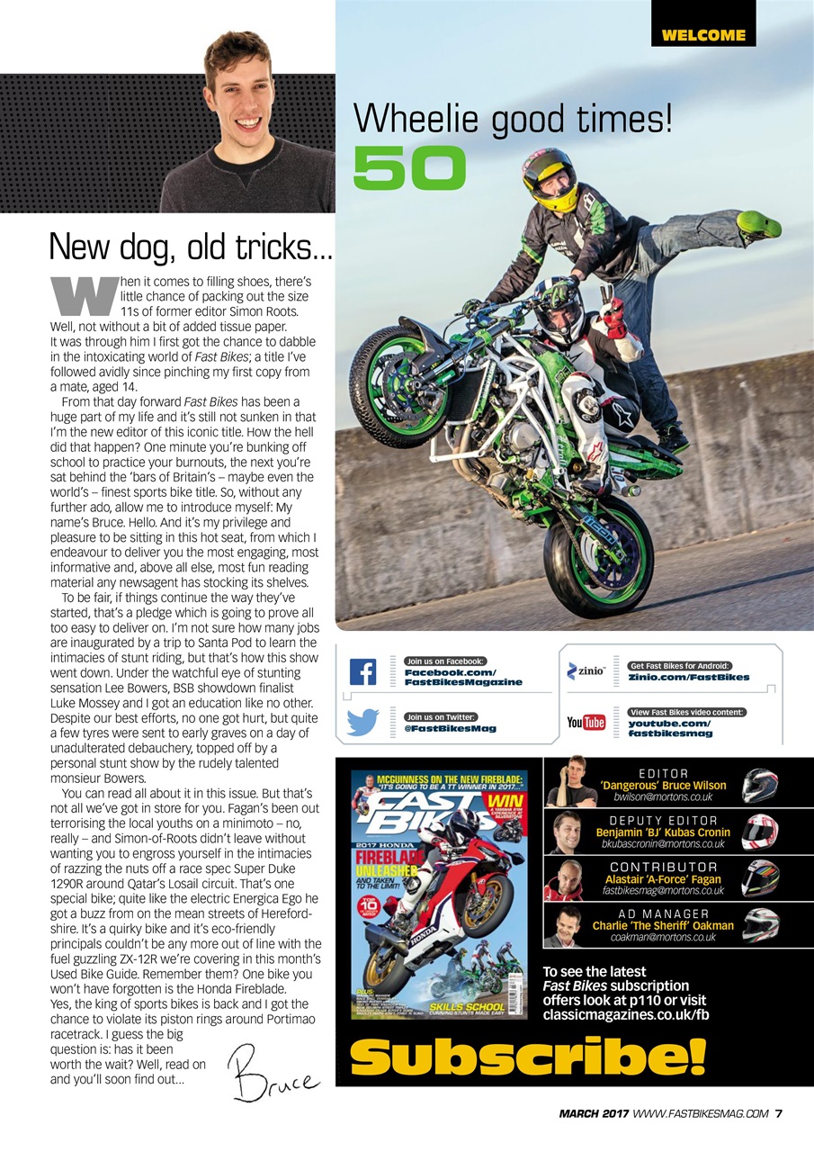 Fast Bikes Preview Pages
