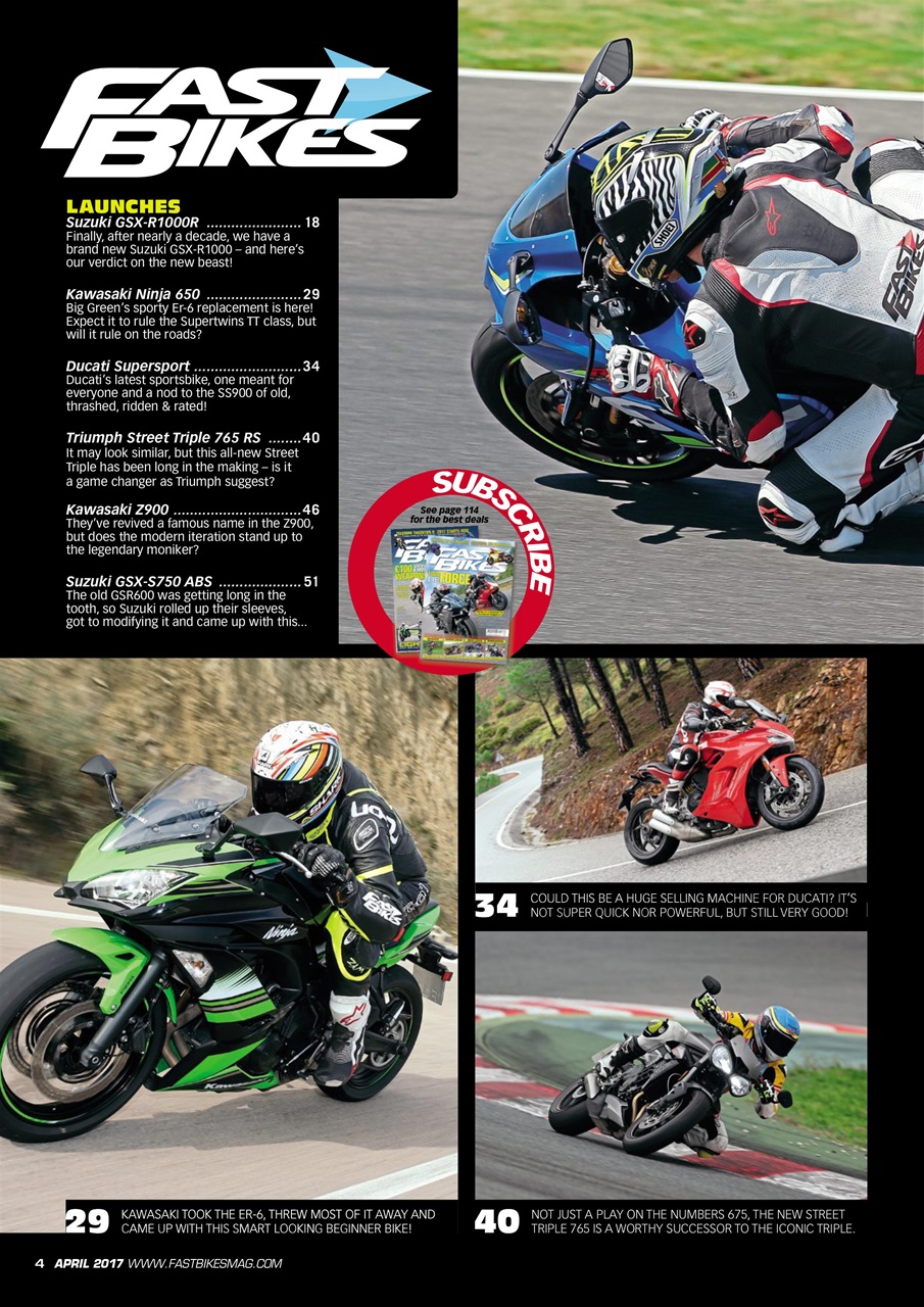 Fast Bikes Preview Pages