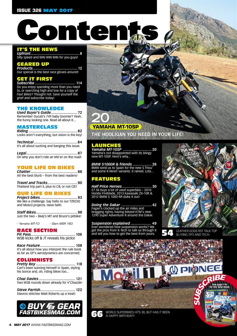 Fast Bikes Preview Pages