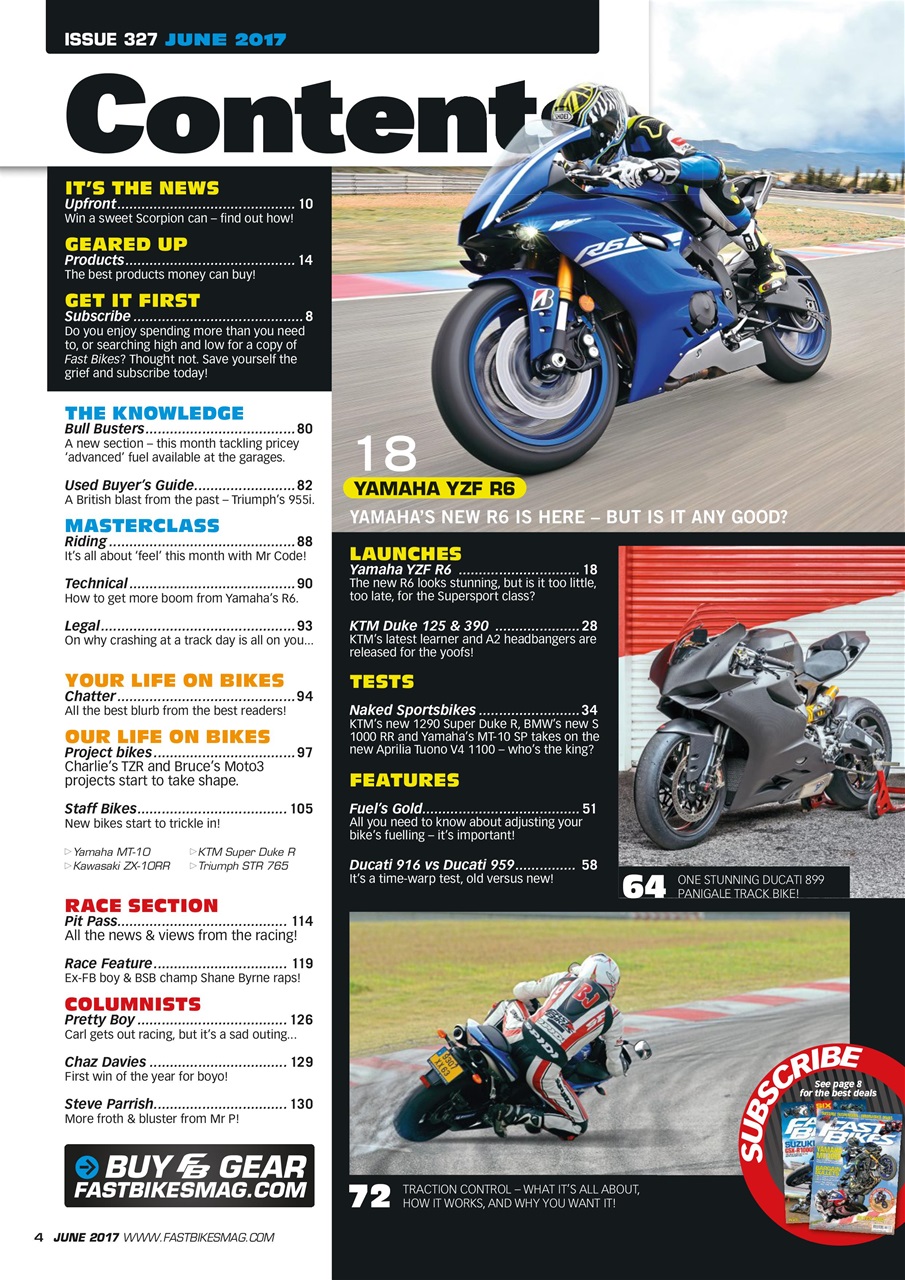 Fast Bikes Preview Pages