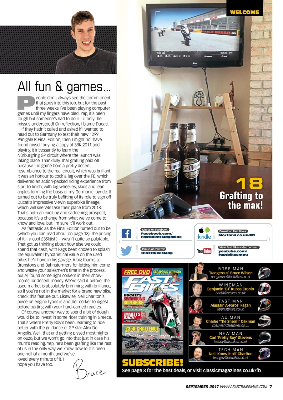 Fast Bikes Preview Pages