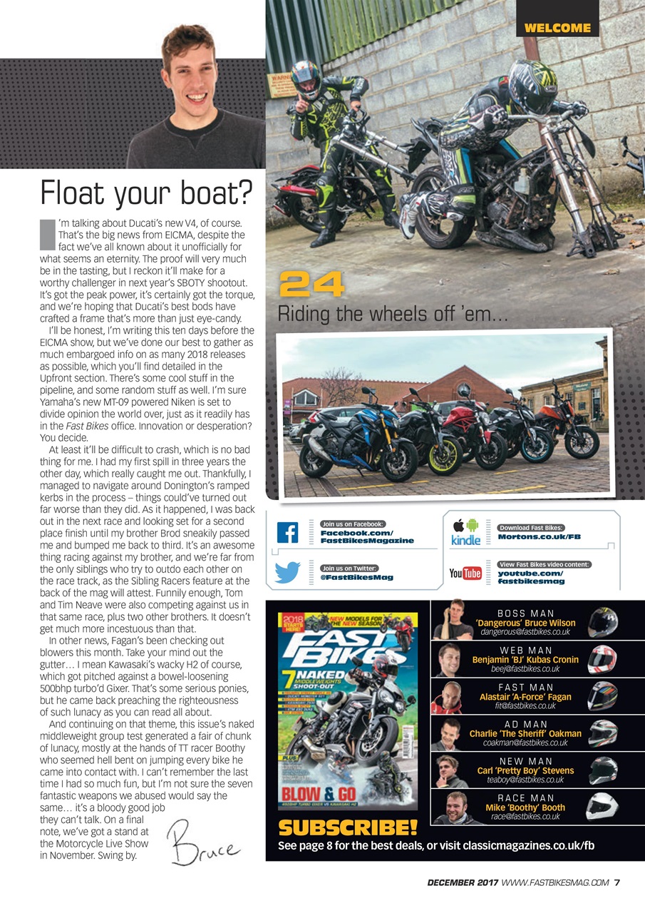 Fast Bikes Preview Pages
