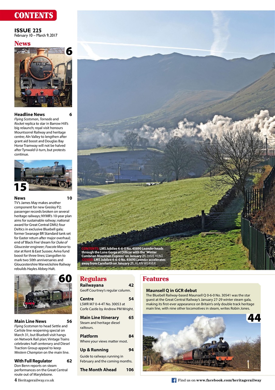 Heritage Railway Preview Pages
