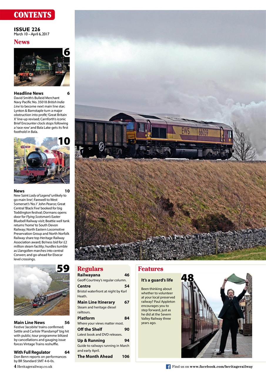 Heritage Railway Preview Pages