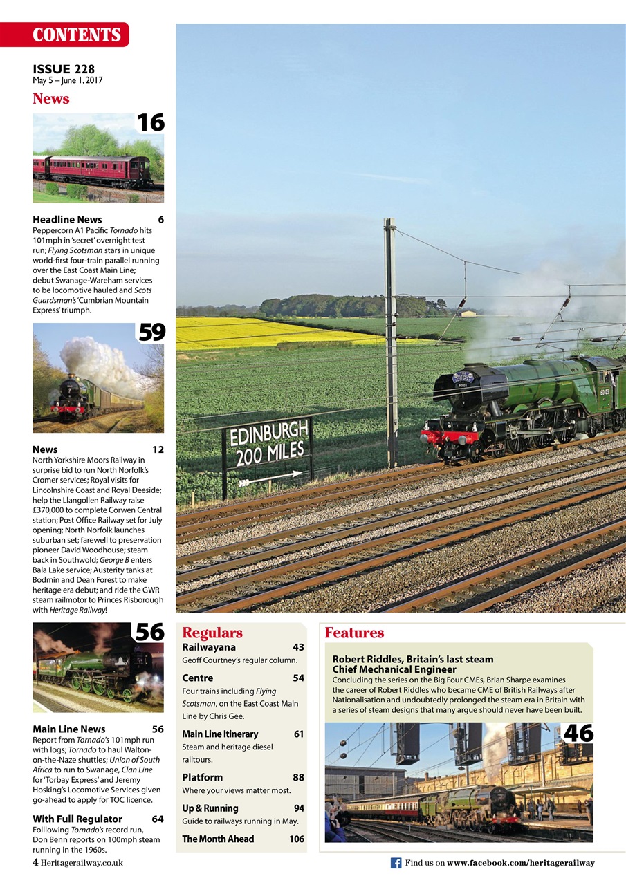 Heritage Railway Preview Pages
