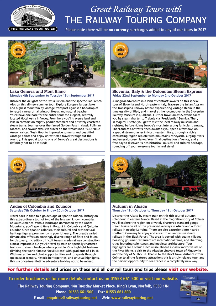 Heritage Railway Preview Pages