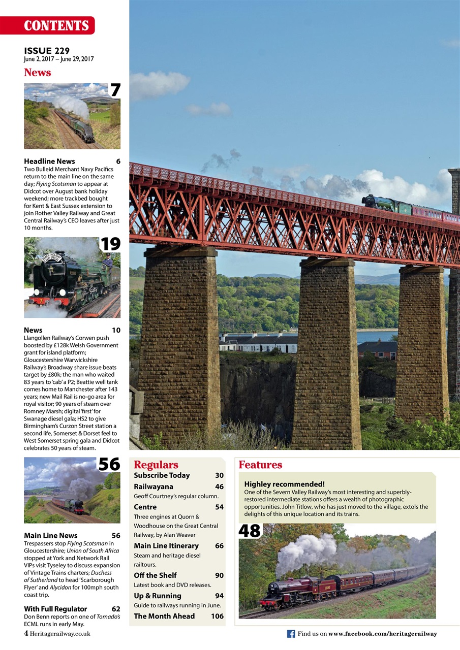 Heritage Railway Preview Pages