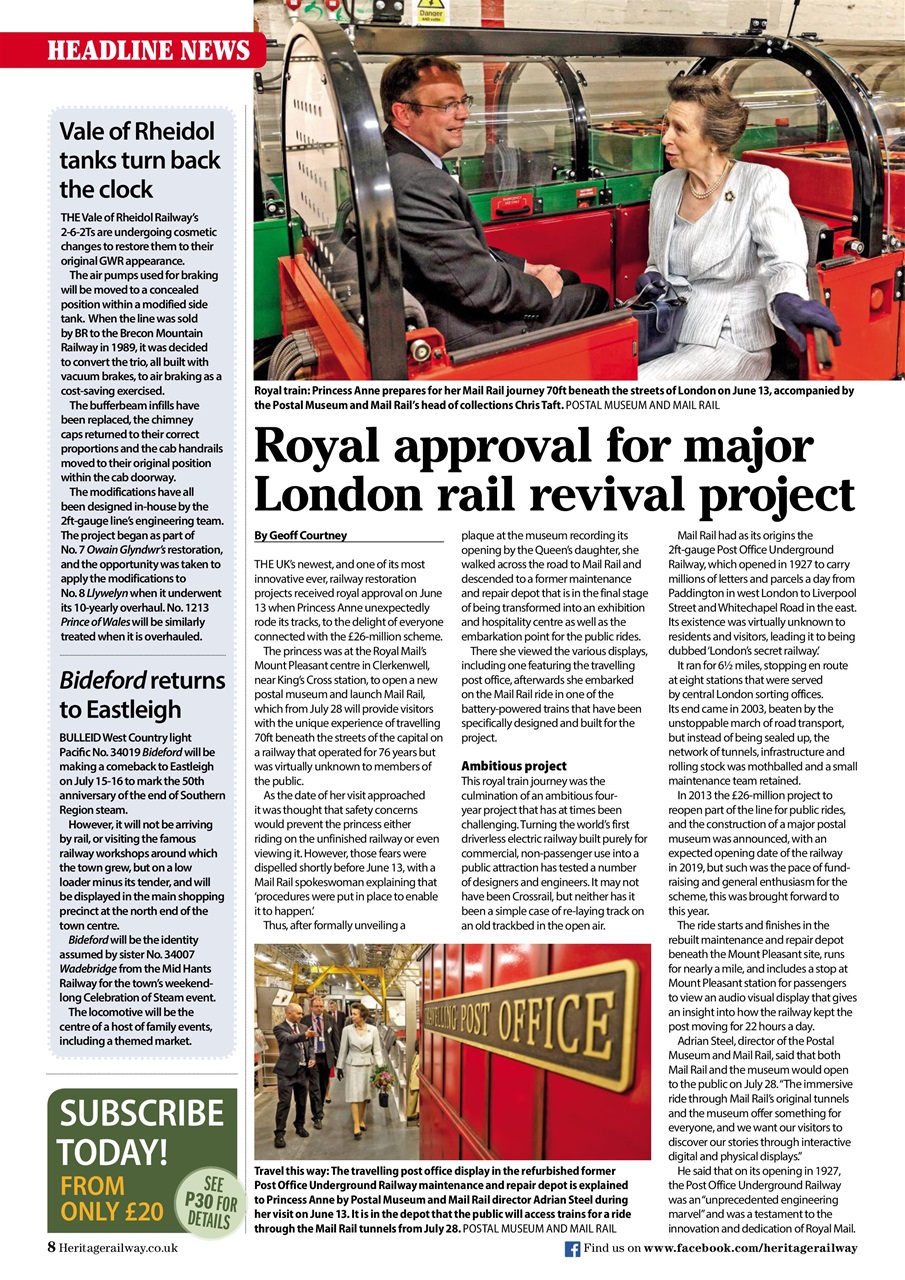 Heritage Railway Preview Pages