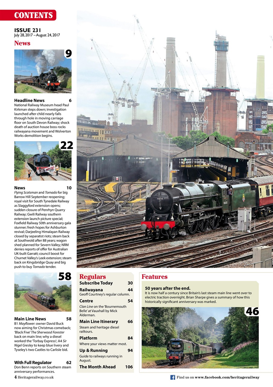 Heritage Railway Preview Pages