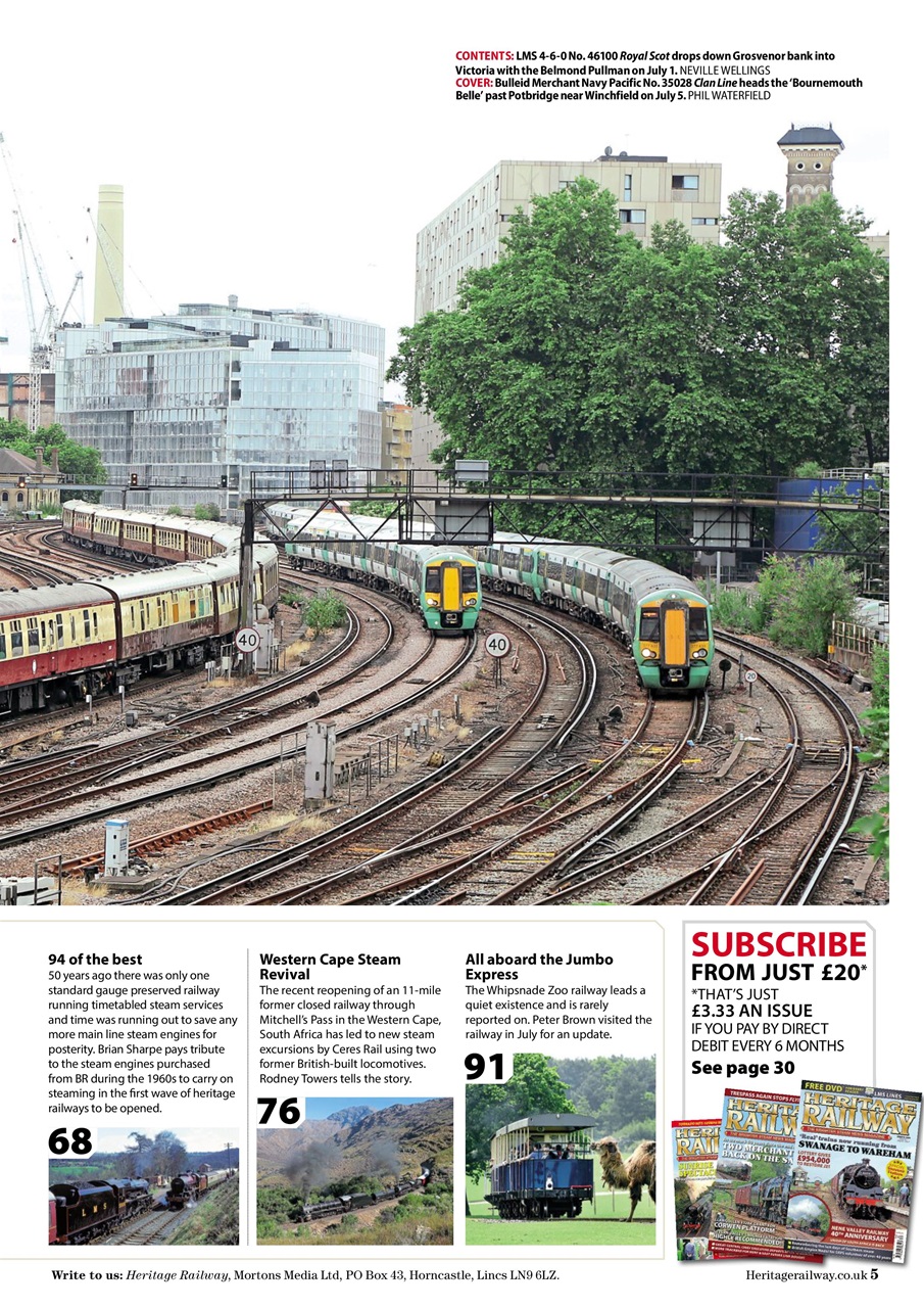 Heritage Railway Preview Pages