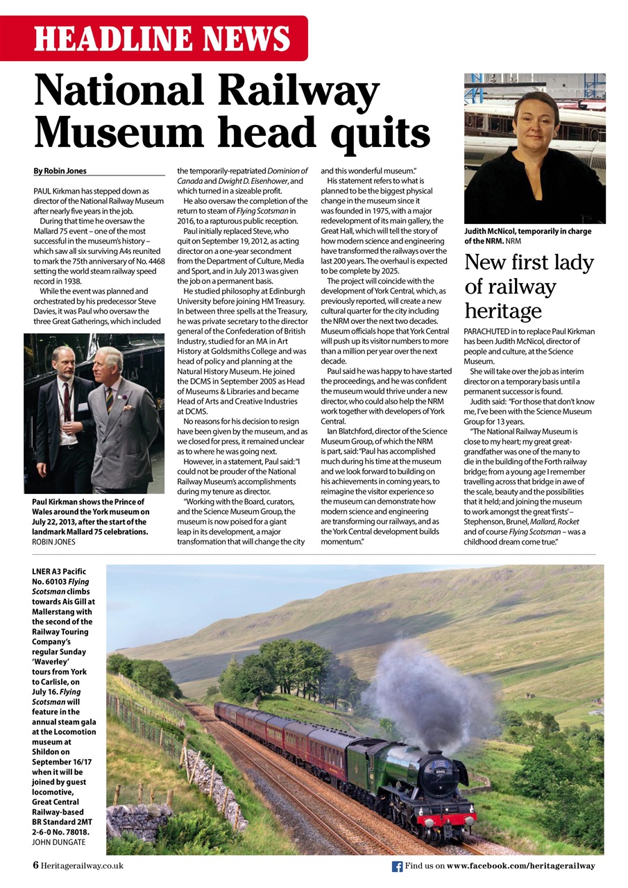 Heritage Railway Preview Pages