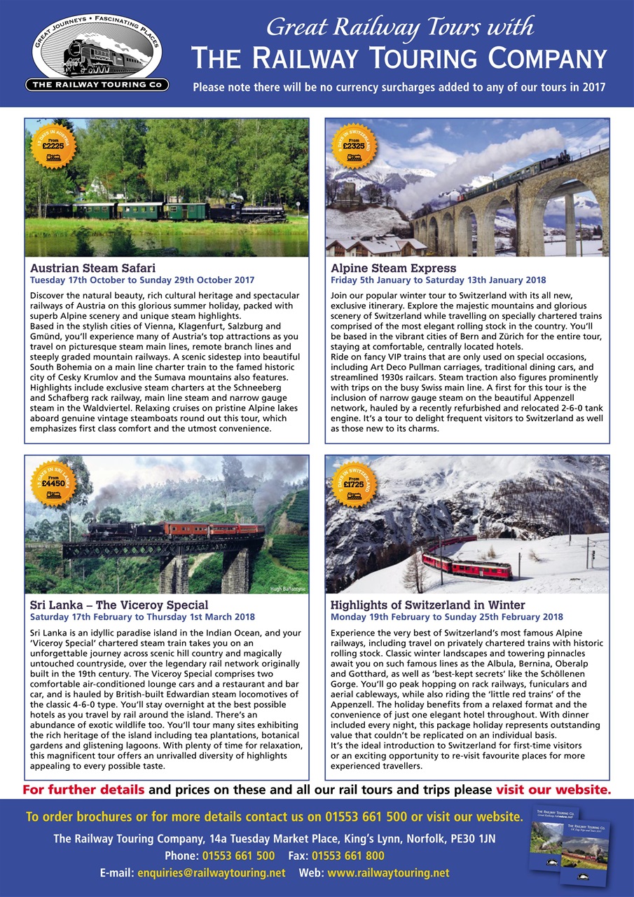 Heritage Railway Preview Pages