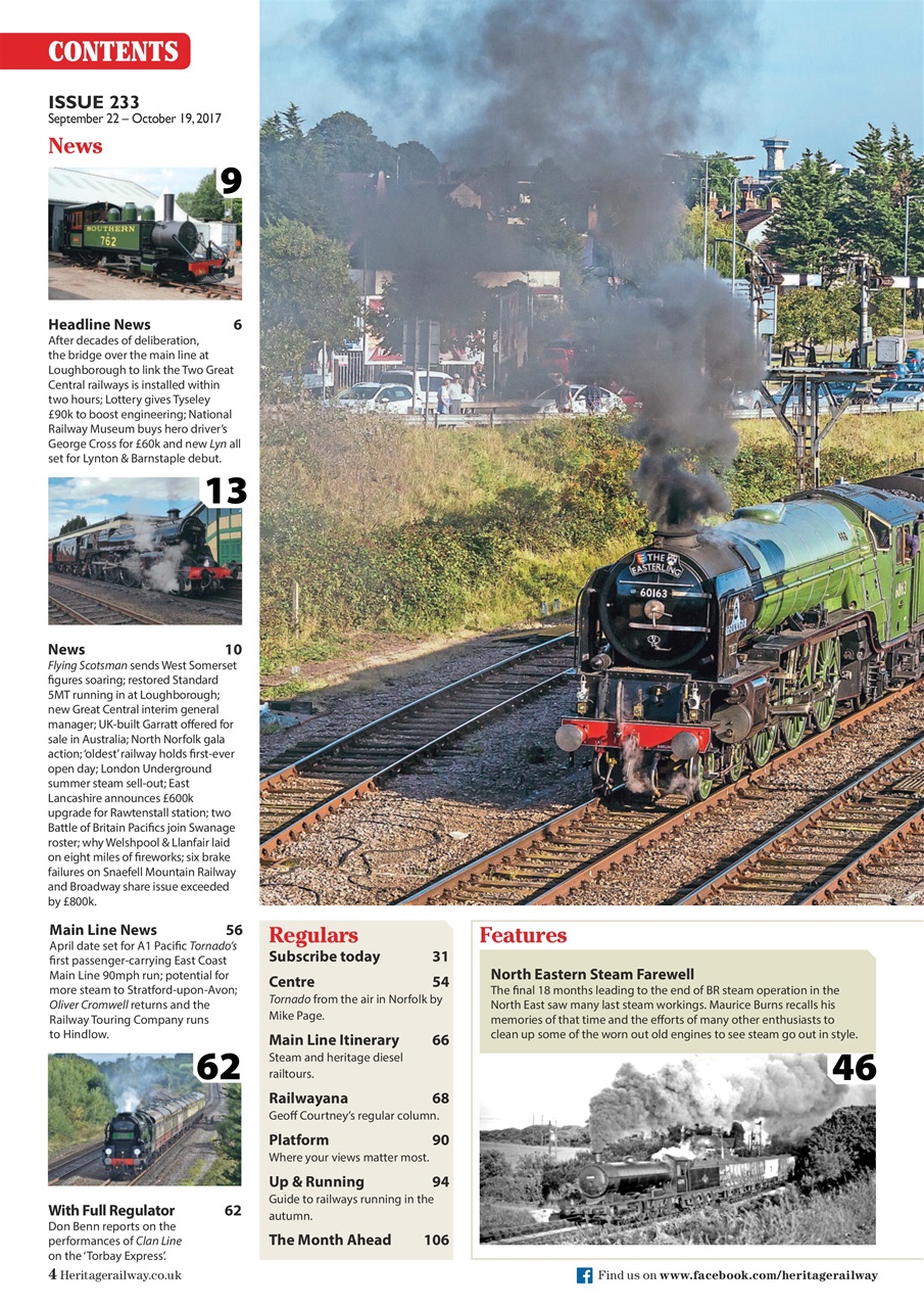 Heritage Railway Preview Pages