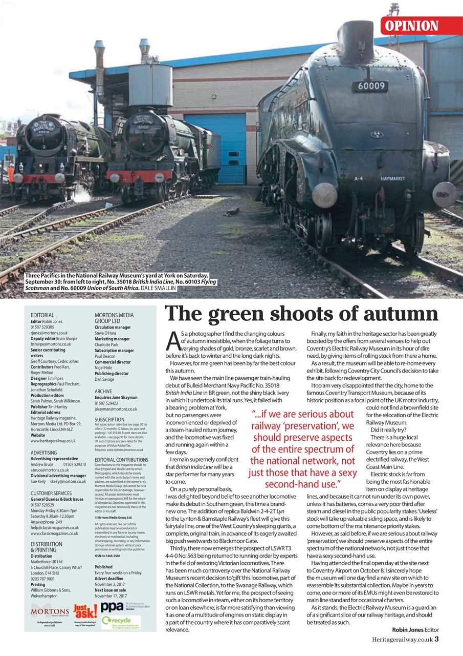 Heritage Railway Preview Pages