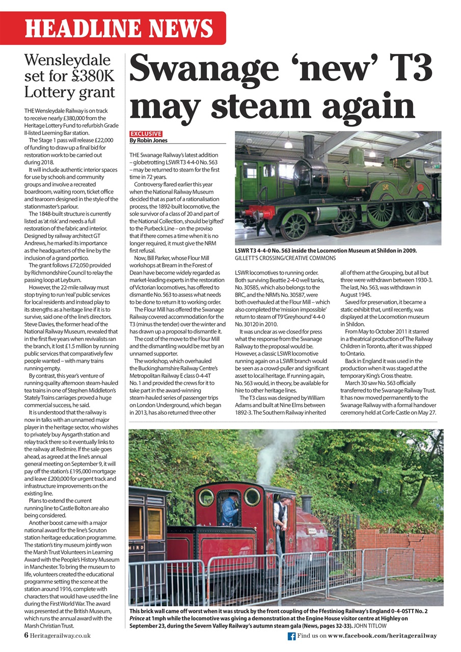 Heritage Railway Preview Pages