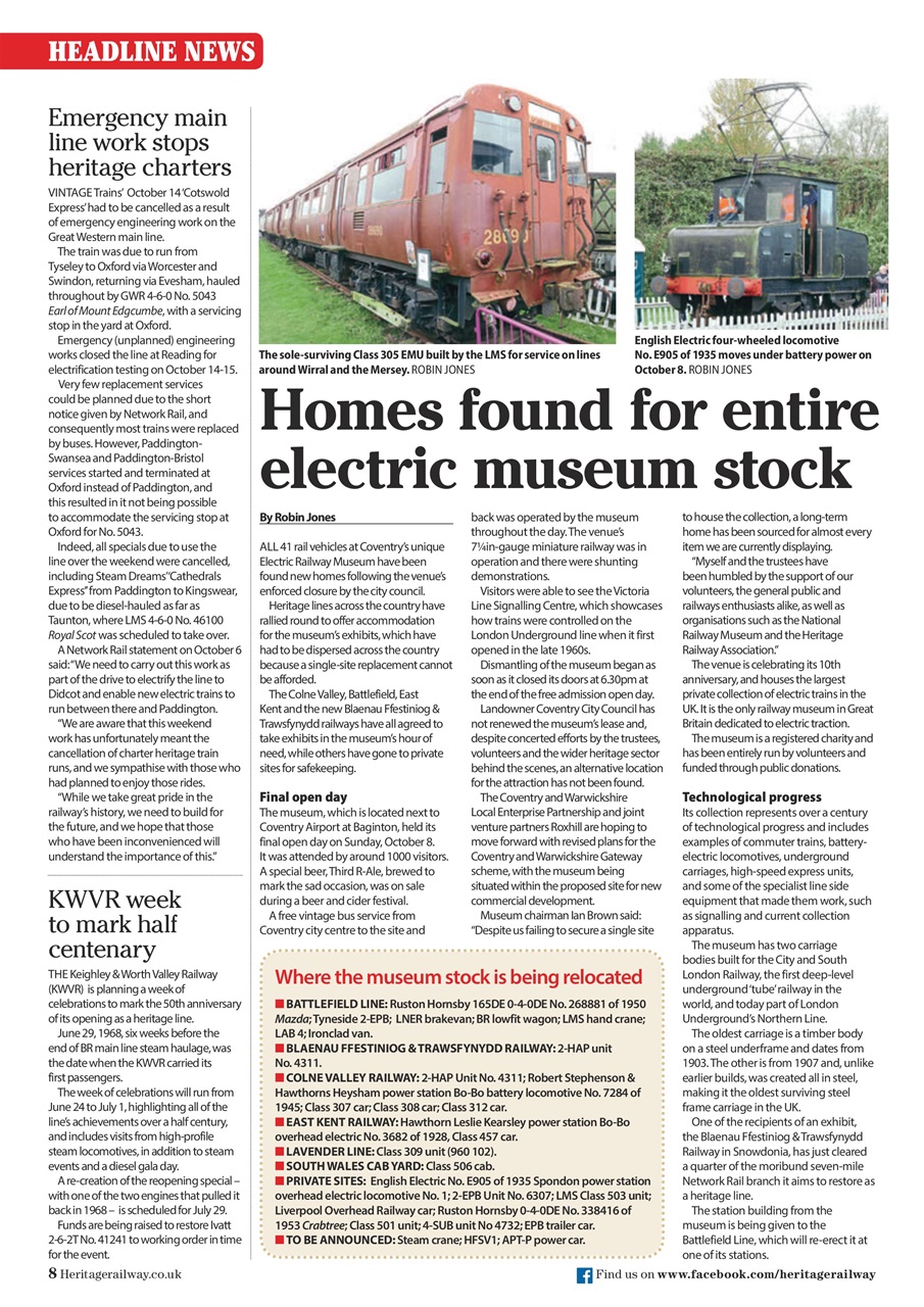Heritage Railway Preview Pages