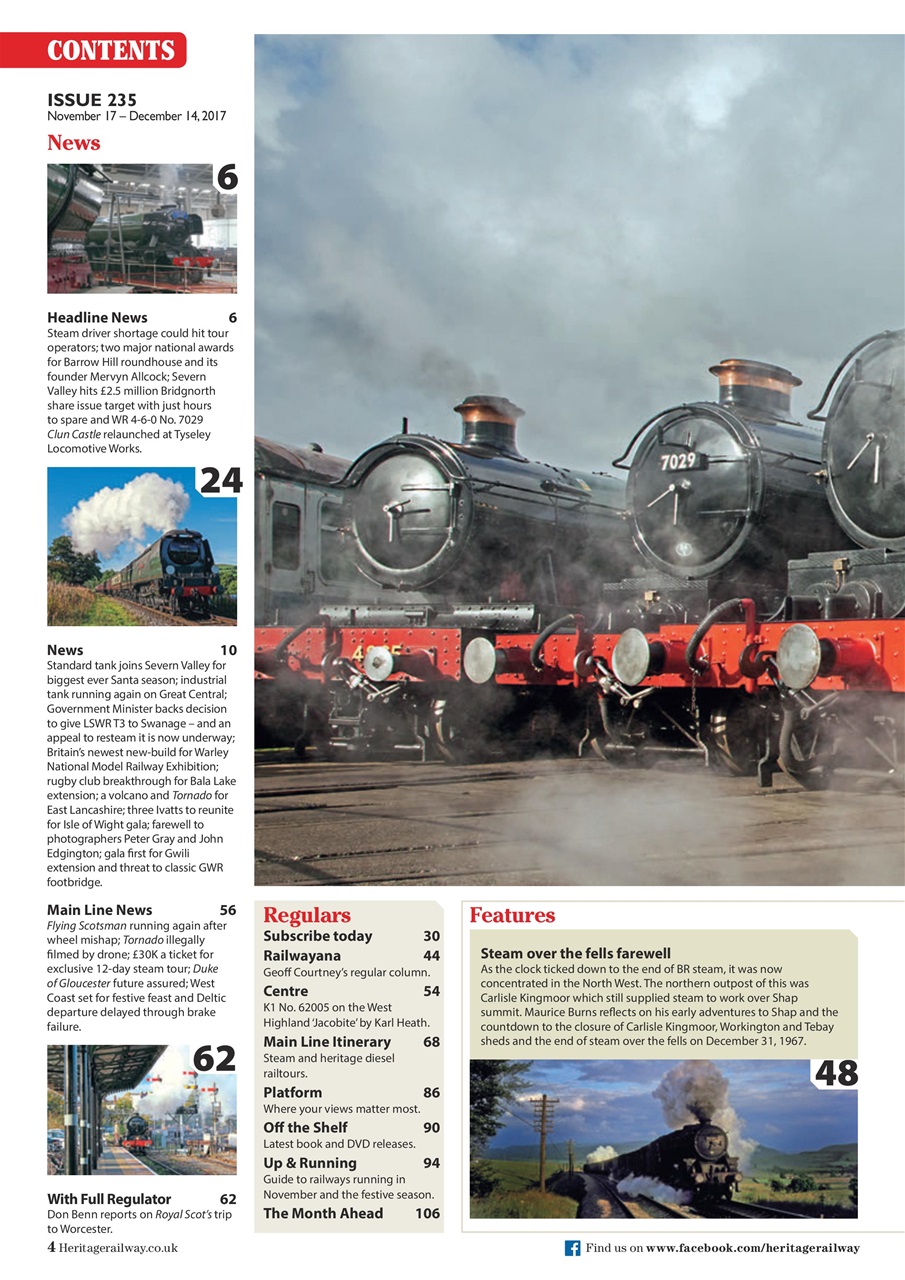 Heritage Railway Preview Pages