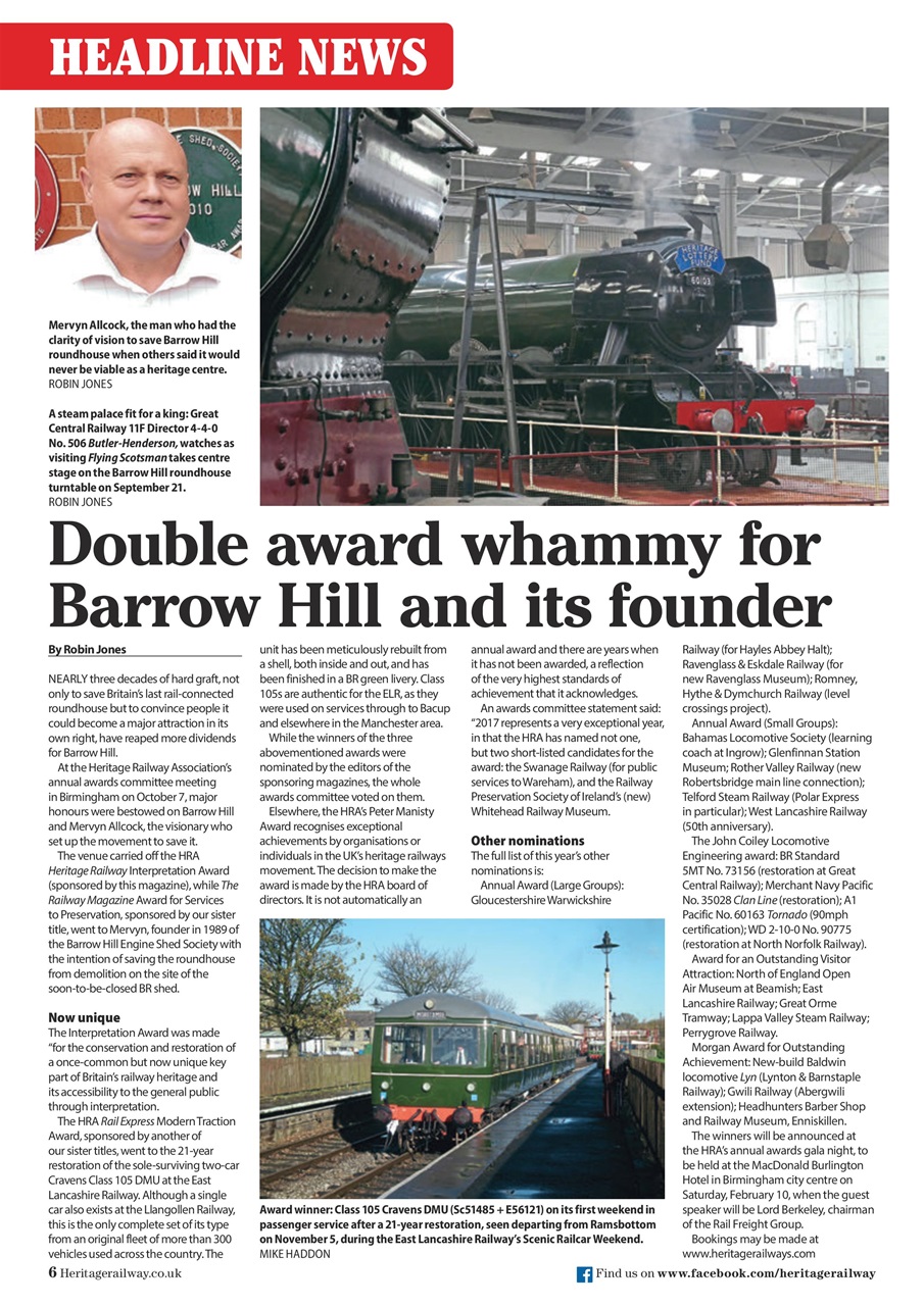 Heritage Railway Preview Pages
