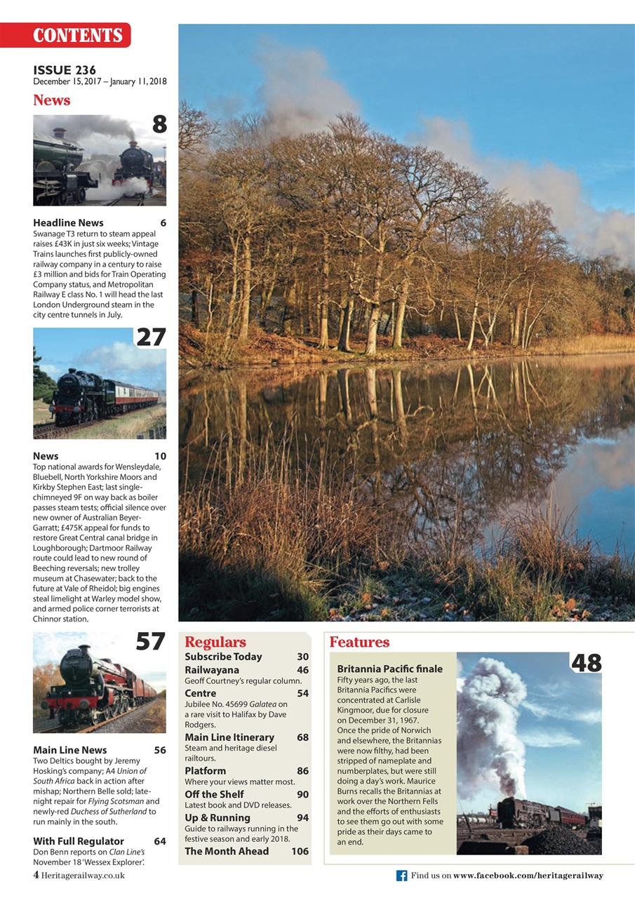 Heritage Railway Preview Pages