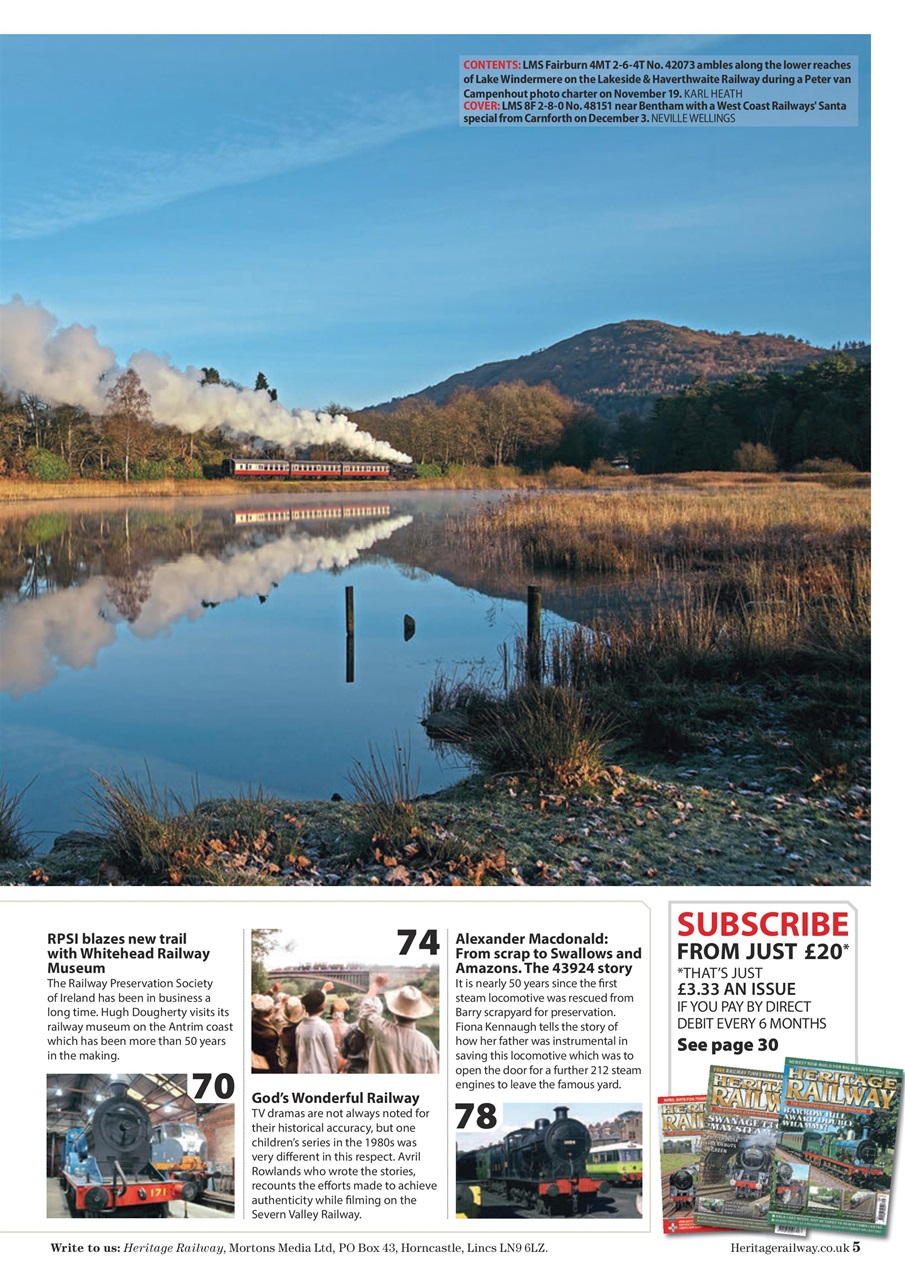 Heritage Railway Preview Pages