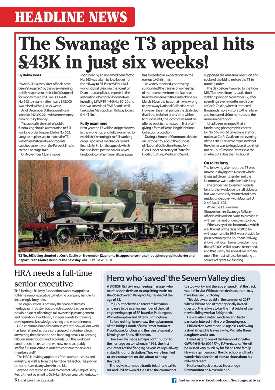 Heritage Railway Preview Pages